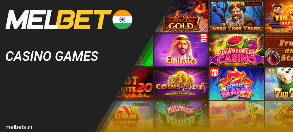 Melbet online casino games