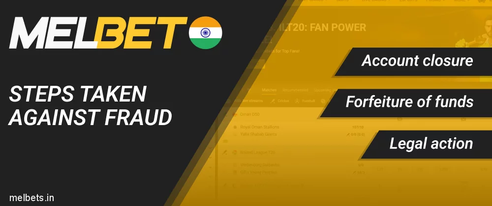 Combating scammers on Melbet