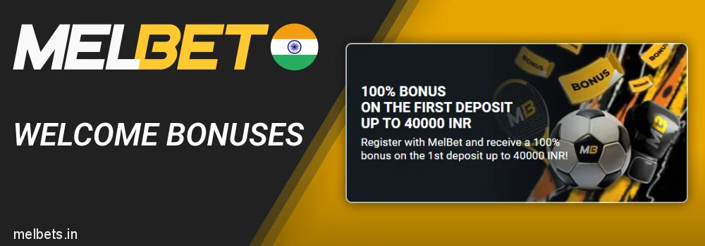 Welcome Bonuses in Melbet mobile app