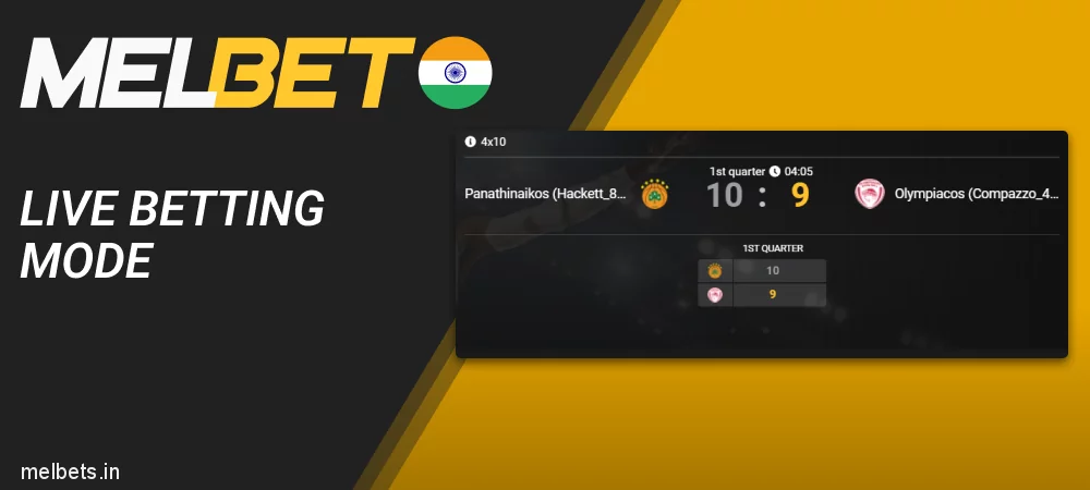 Basketball Live betting at Melbet