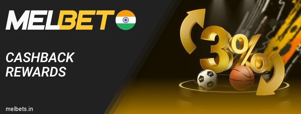 Cashback Rewards bonus in Melbet India