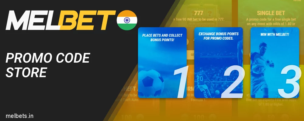 Melbet Promo Code Store for Indian players