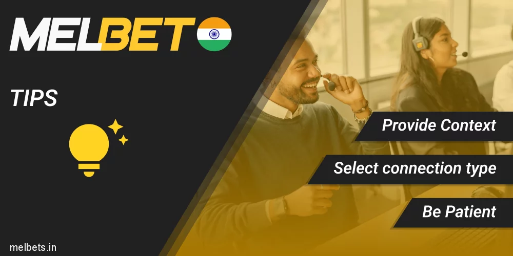 Tips for Indian players to contact Melbet support team