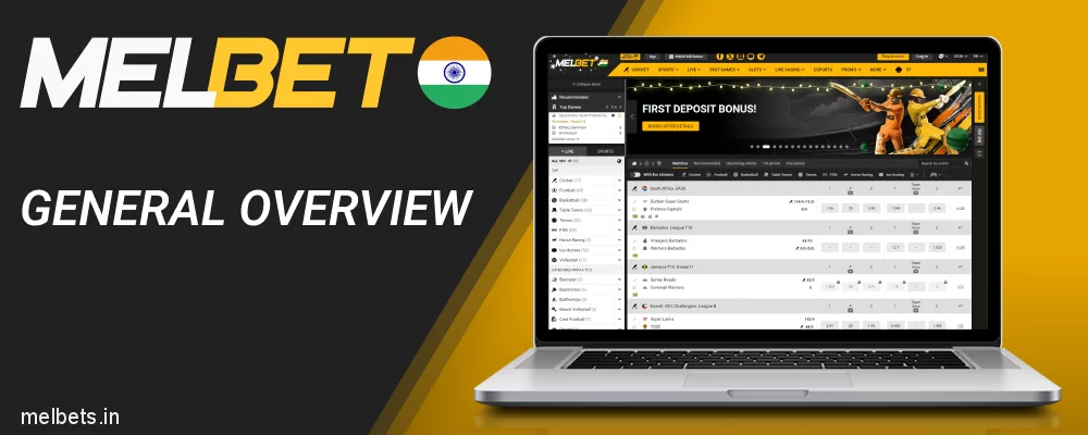 Main information about Melbet IN