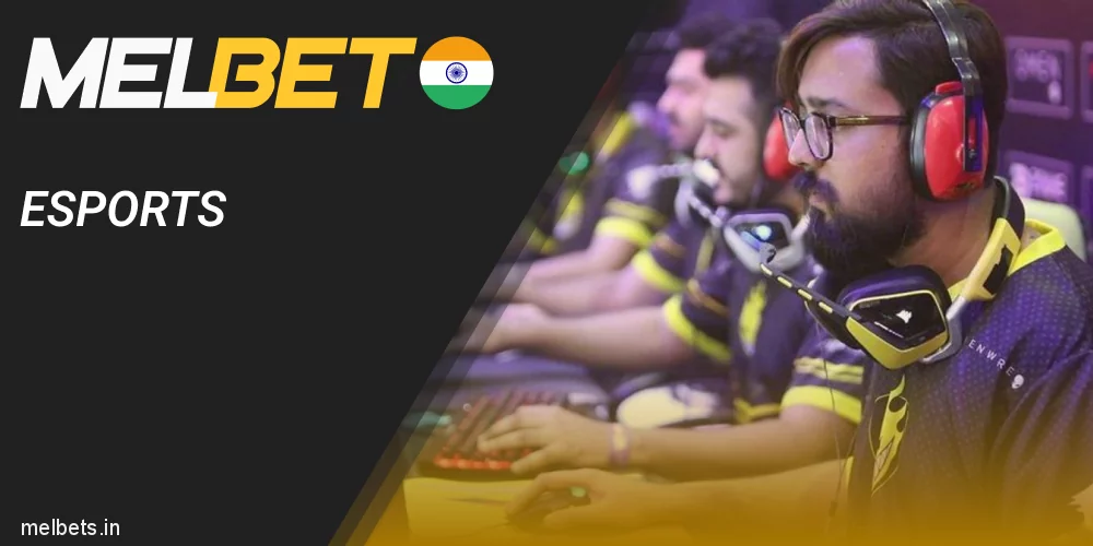 Esports betting at Melbet IN