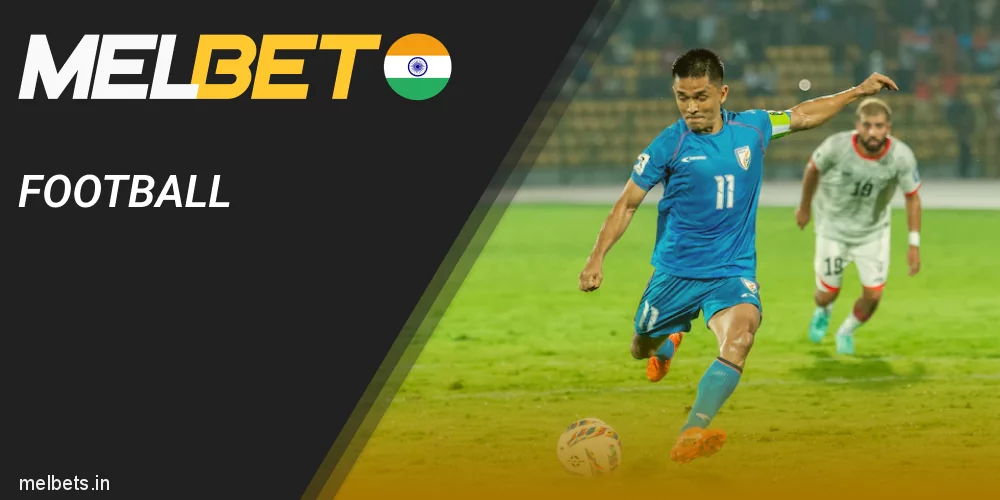 Football betting at Melbet