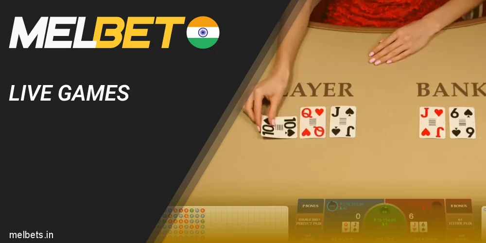 Play Live Games at Melbet Casino