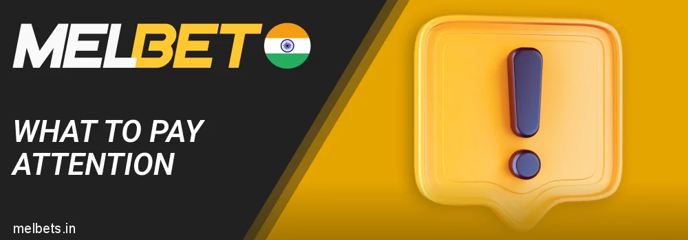 Important points when choosing a Melbet payment method