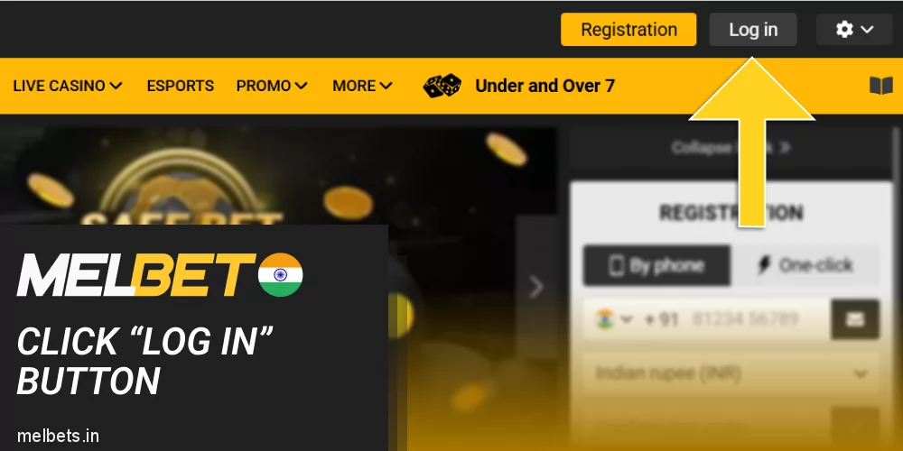 Log In Melebt account