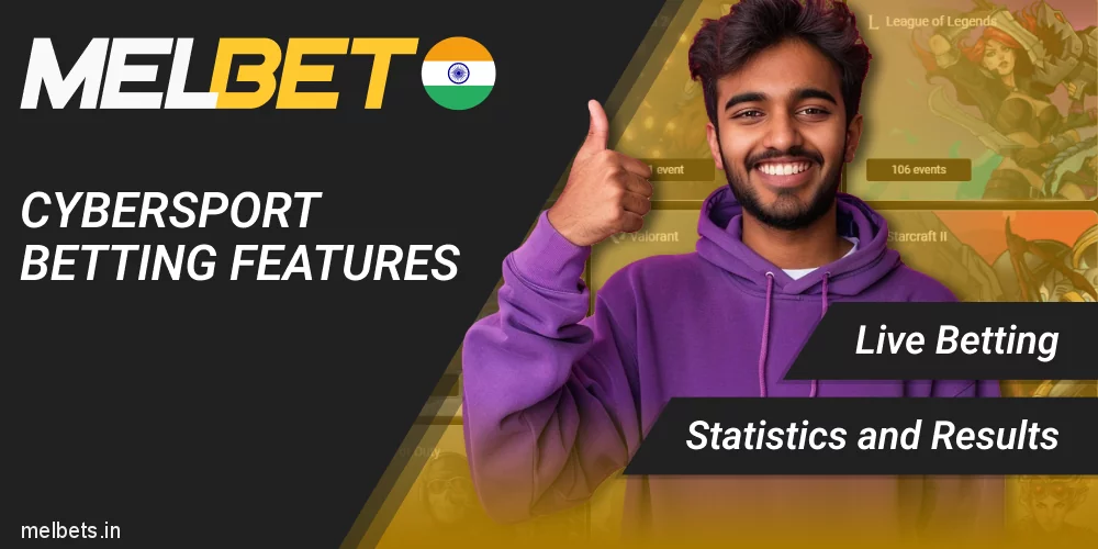 Melbet eSports Betting Features