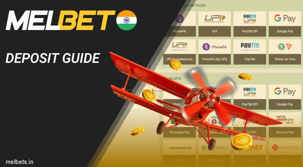 Make deposit at Melbet to play Aviator