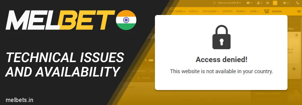 Melbet website accessibility