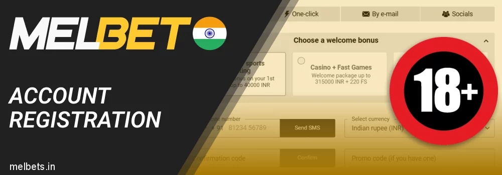 Melbet account registration rules
